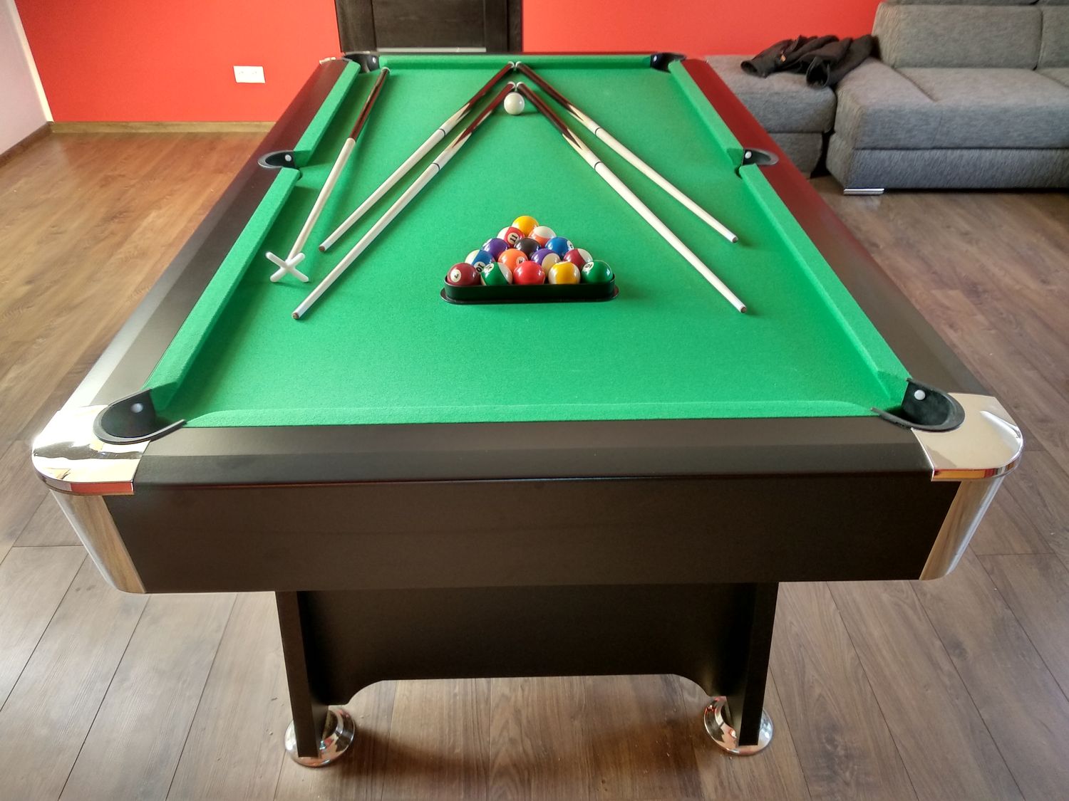 6ft Radley Diamond MDF Black Billiard Table.