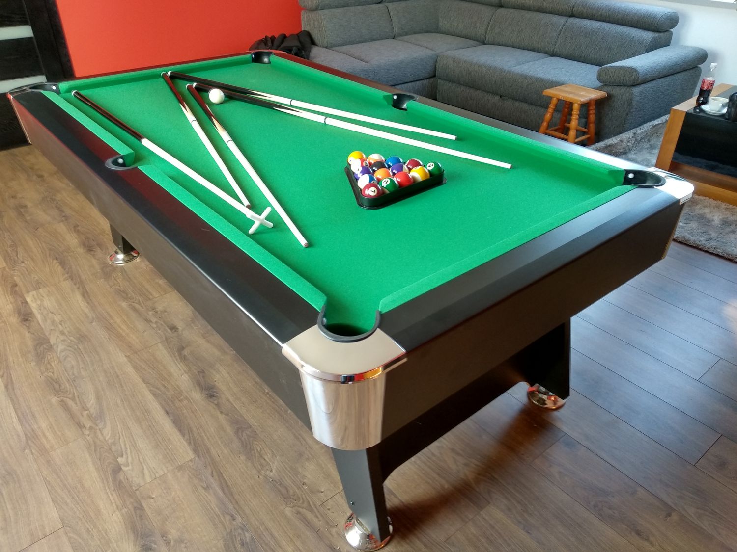 6ft Radley Diamond MDF Black Billiard Table.