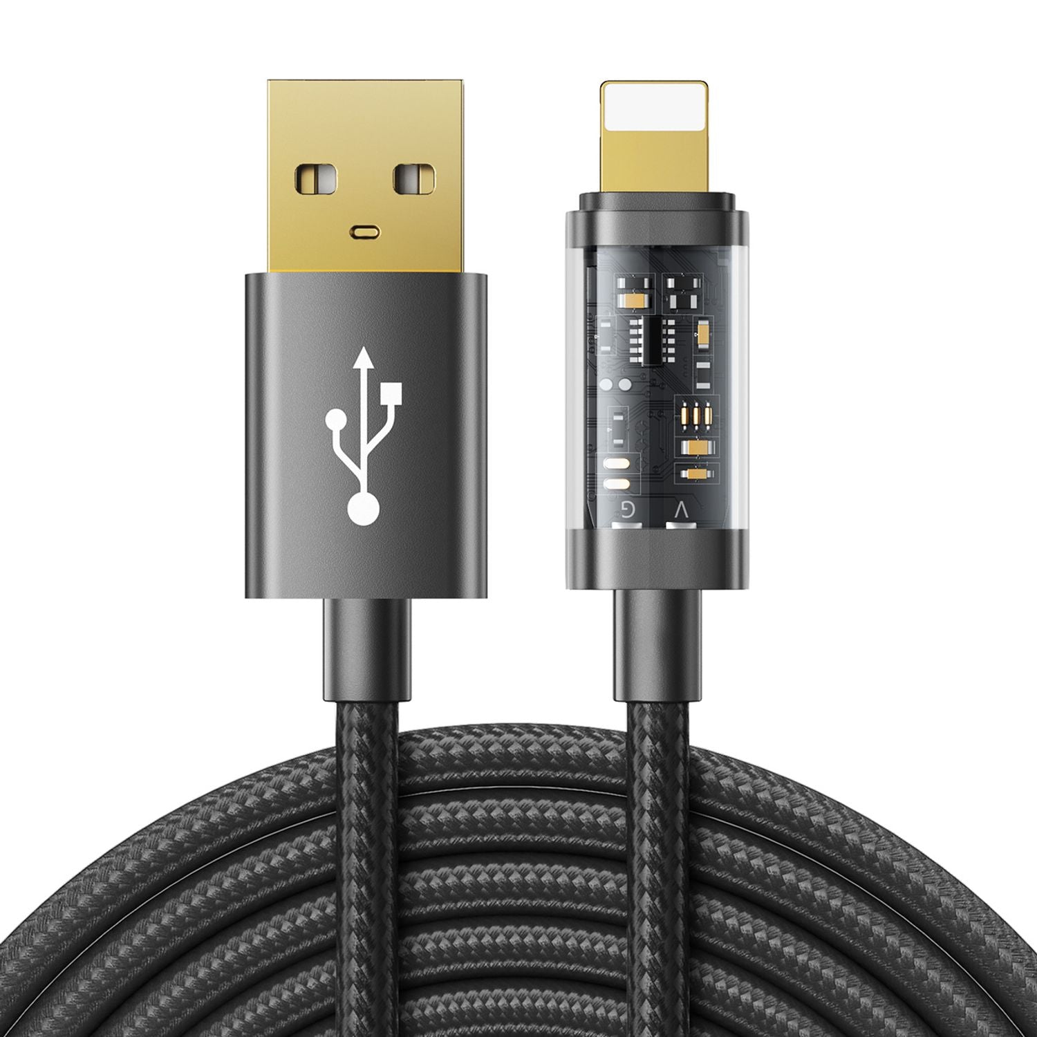"Joyroom S-UL012A20 USB-A/Lightning 2.4A 20W 2m Cable - Black"